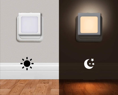 EMOTIONLITE LED-Nachtlicht für die Steckdose 7x7 cm 2 Stück