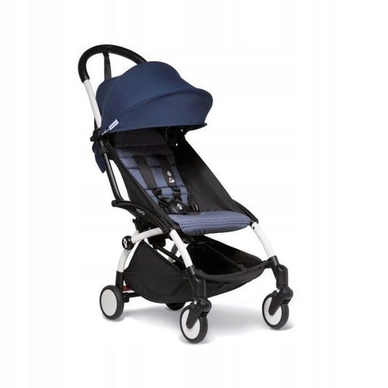 BABYZEN YOYO 6+ tapicerka do wózka YOYO zestaw z daszkiem i wkładką, granatowy