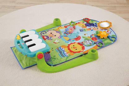 FISHER-PRICE 3-in-1-Spieldecke KICK & PLAY Klavier-Fitnessstudio