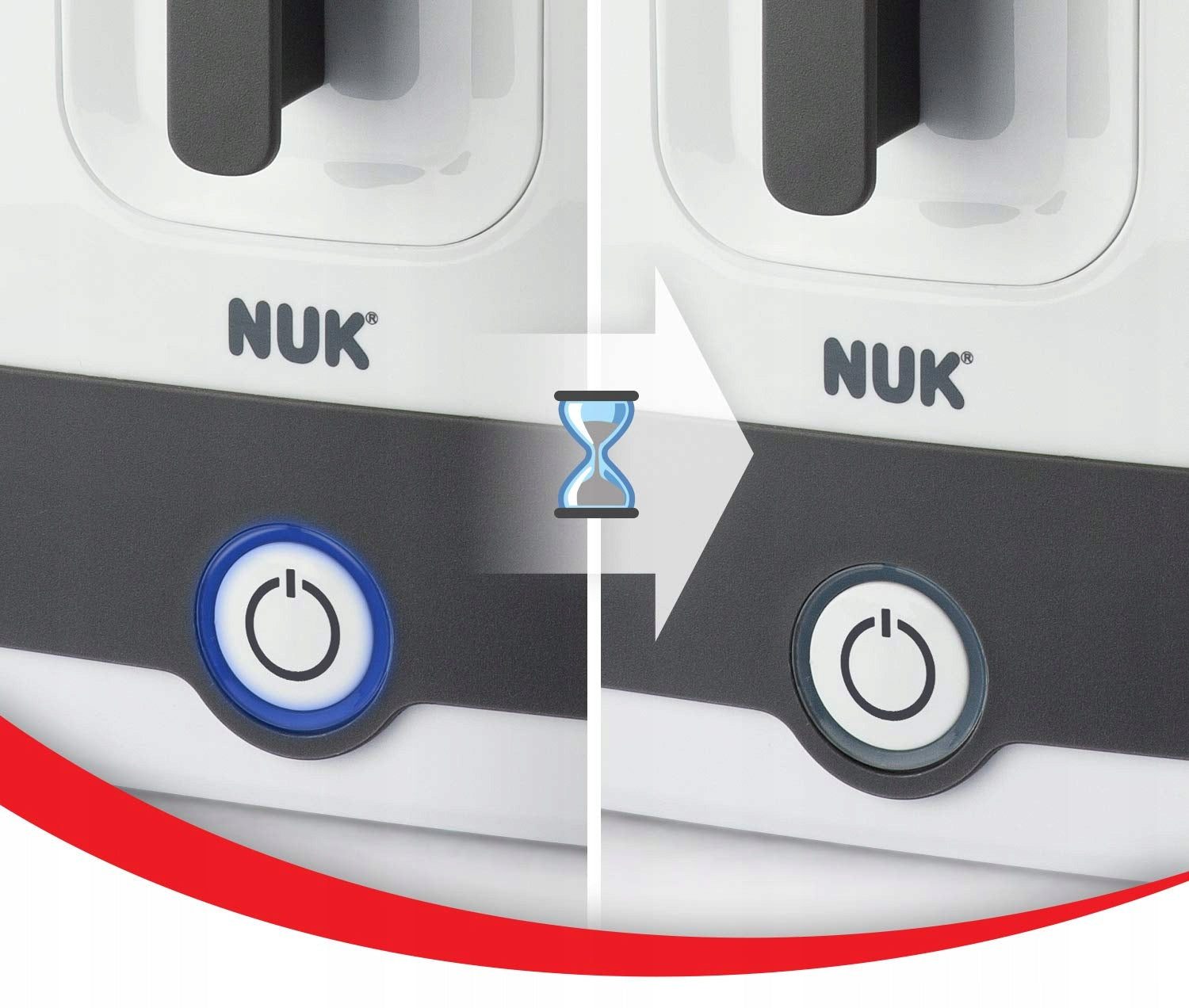 Sterilizator cu aburi NUK Vario Express, 6 minute