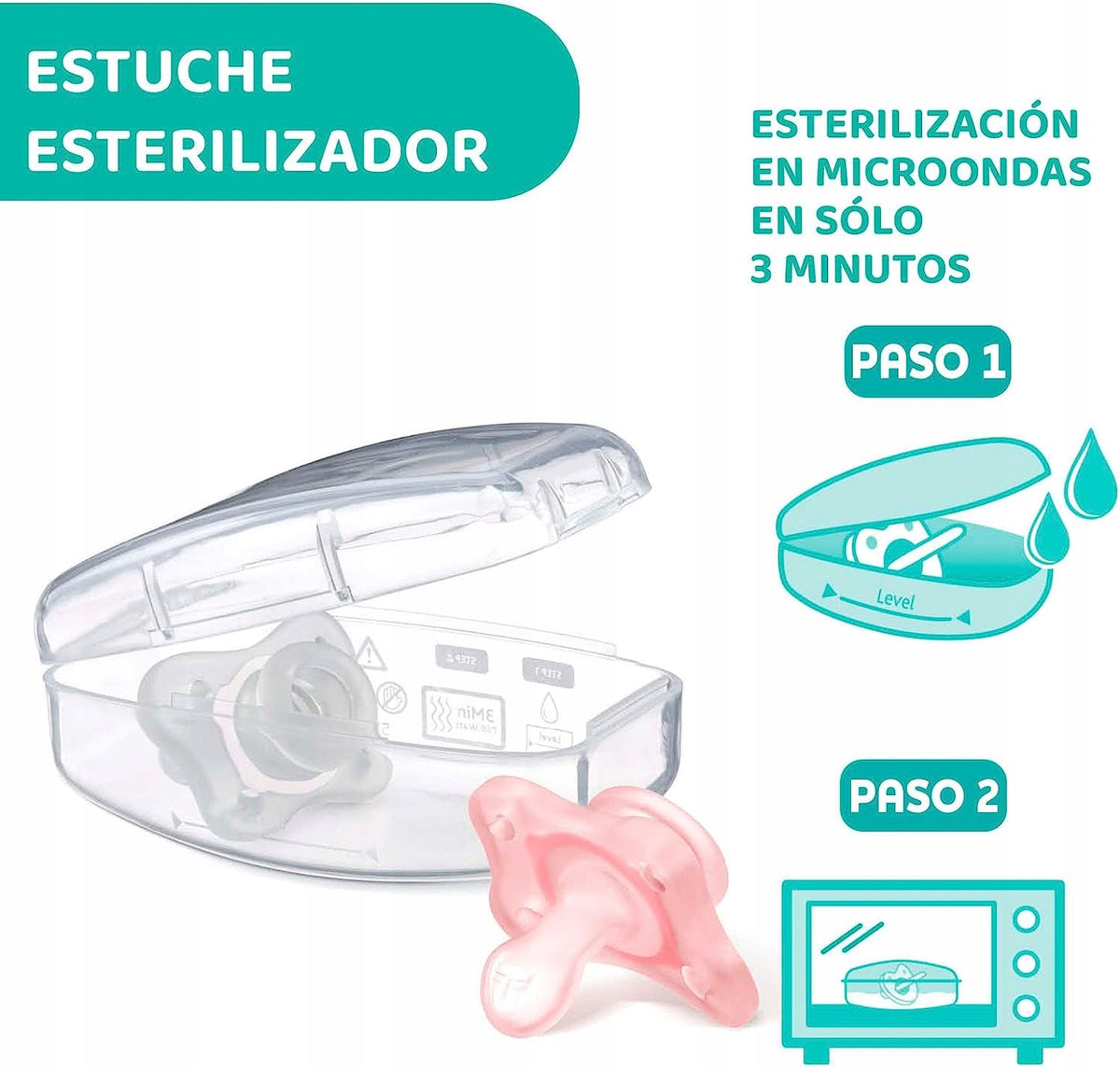 CHICCO PhysioForma Schnuller x2 0-2m MINI SOFT