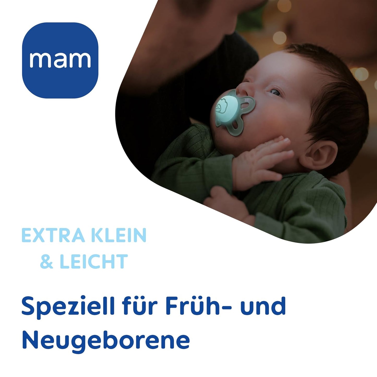 MAM Original Day&Night pacifiers 0–6m x4 GLOW-IN-THE-DARK