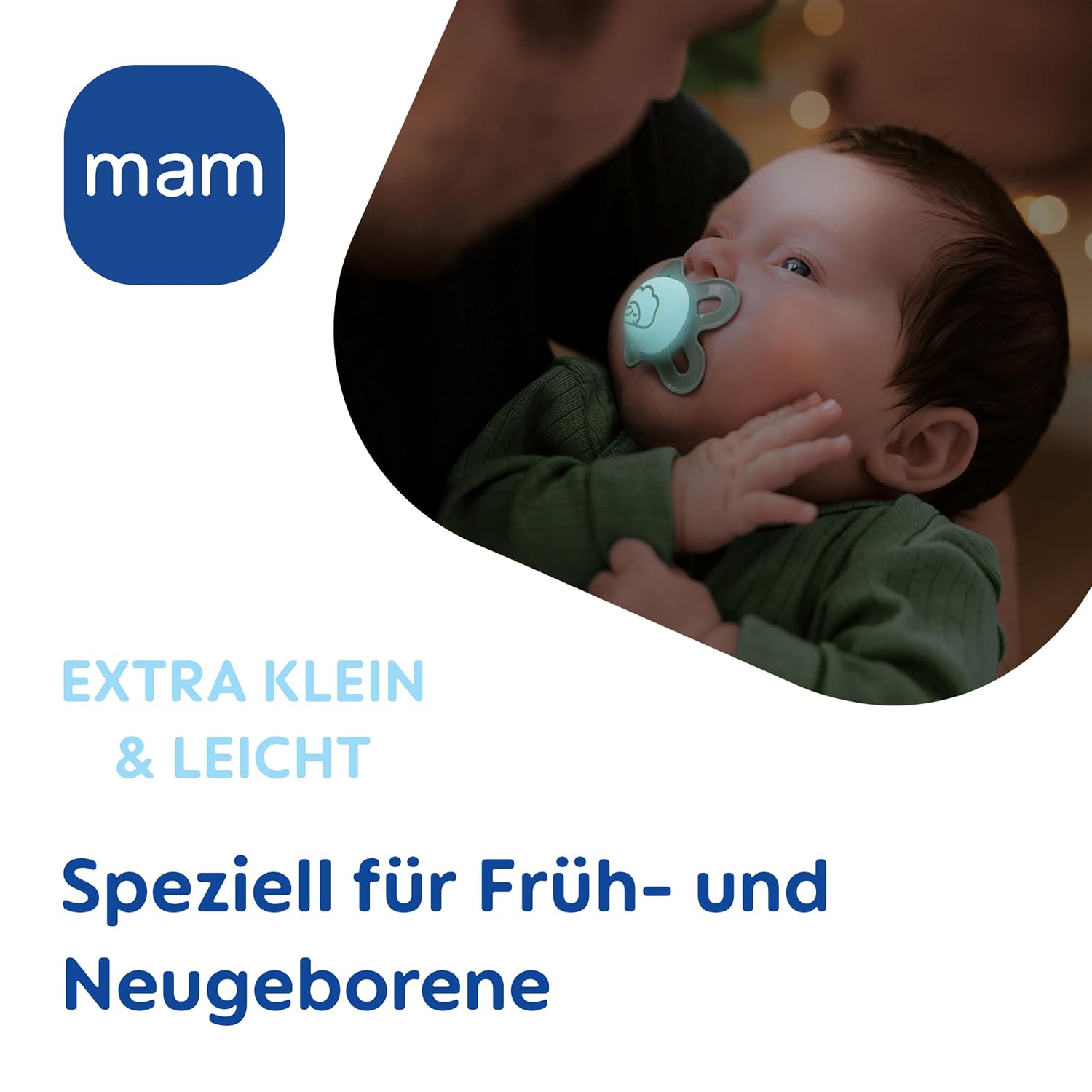 MAM Original Day&Night pacifiers 0–6m x4 GLOW-IN-THE-DARK