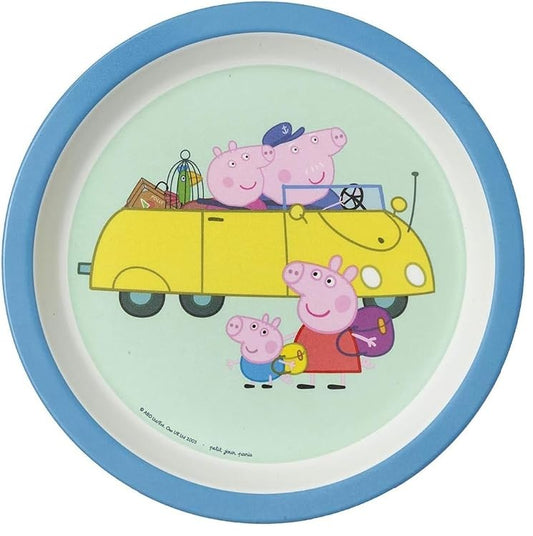 PETIT JOURS PARIS Dessertteller für Kinder PEPPA WUTZ 18 cm