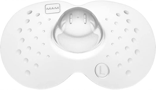 MAM Brusthütchen Brustwarzenschützer 23 mm Größe L x2 – Produktfoto 2