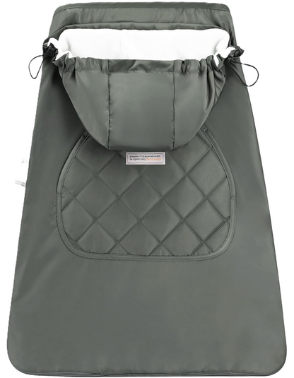 BEBAMOUR Universal-Regenschutz für Babytrage, Kinderwagen, Autositz