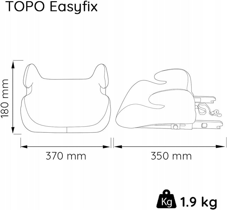 NANIA eASYFIX Sitzerhöhung Gruppe III / 22-36kg