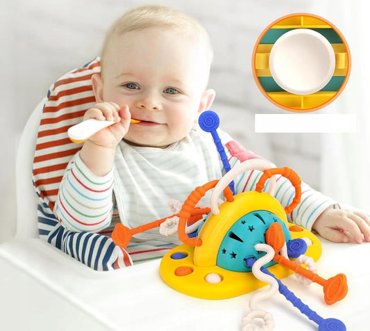 BAMBEBE Montessori szilikon szenzoros játék tapadókoronggal