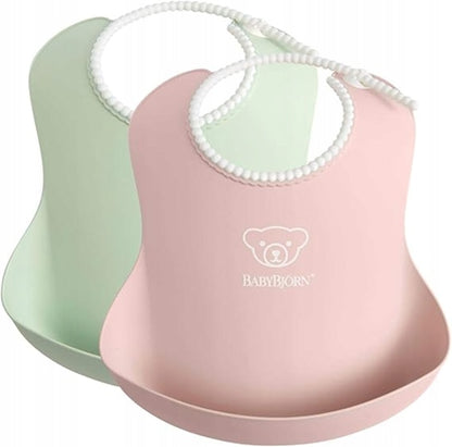 BABYBJORN Silikonlätzchen mit Auffangtasche x2