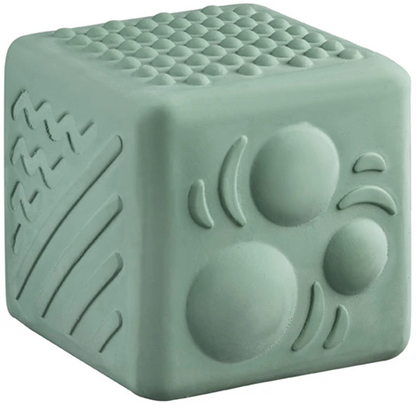 VULLI Cube Gummiblock mit Texturen zum Spielen 7,3 cm SOPHIE DIE GIRAFEE