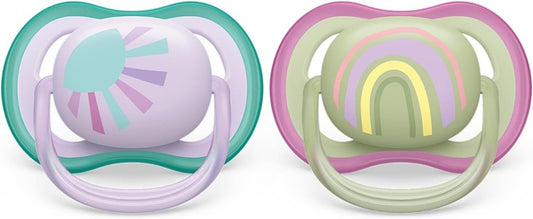 PHILIPS AVENT Ultra Air pacifiers x 2, 0–6 months