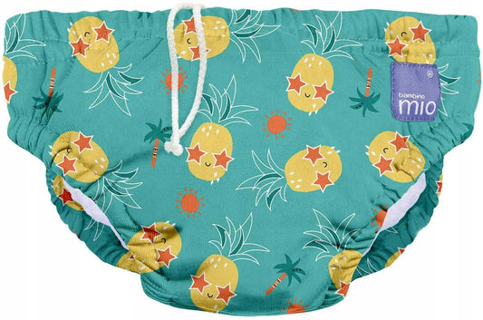 BAMBINO MIO pielucha do pływania ananasy 6-12msc "N, turkusowa pieluszka kąpielowa