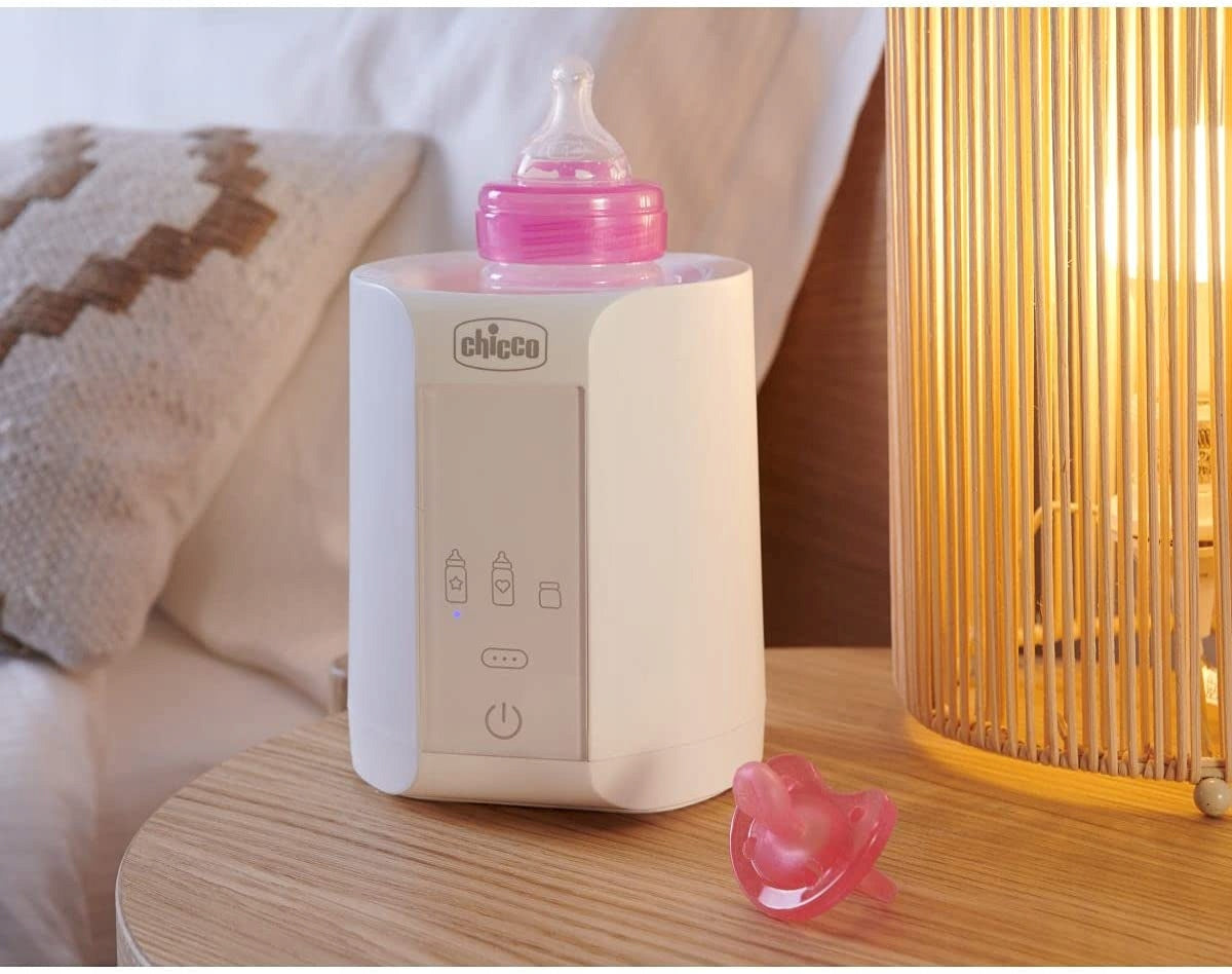 CHICCO Home PODGRZEWACZ DO BUTELEK I SŁOICZKÓW cyfrowy podgrzewacz do butelki na stoliku