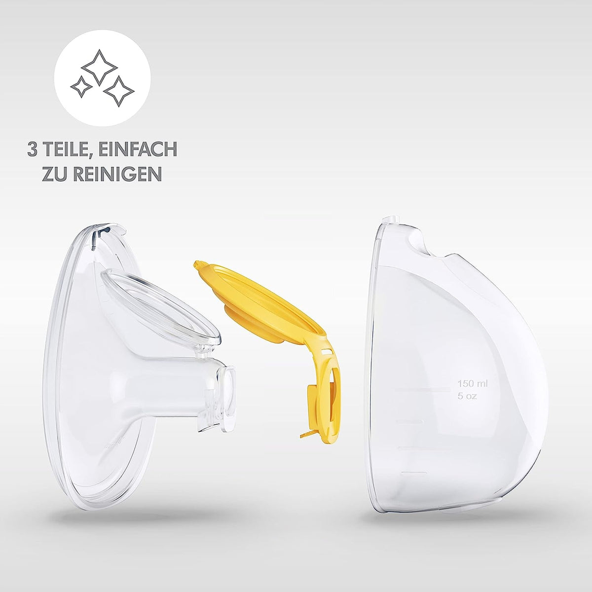 MEDELA Freestyle Flex podwójny LAKTATOR hands-free, 3 części, łatwe czyszczenie