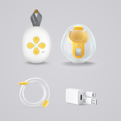 MEDELA SOLO HANDS-FREE elektrische 2-Phasen-Milchpumpe USB
