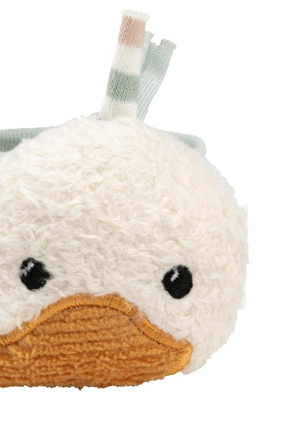 STERNTALER weiches Armband für das Handgelenk mit Rassel Ente EDDA LOU