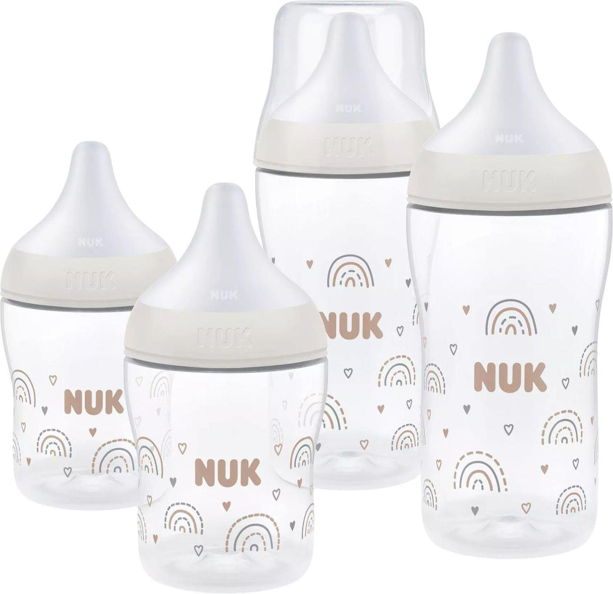 NUK Perfect Match Rainbow Starterset Flaschen 150 / 260 ml 3m+