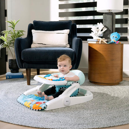 Baby Einstein Sea of Support 2-in-1-Sitz mit herausnehmbarer Ablage 4m+