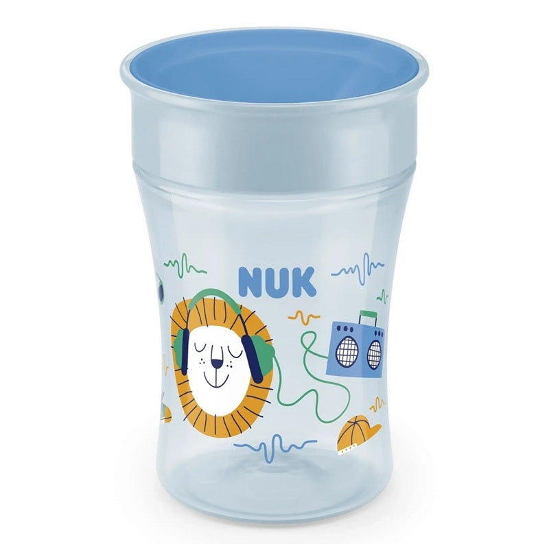 NUK Magic Cup auslaufsicherer Trinklernbecher mit 360°-Mundstück 230 ml 8 m+