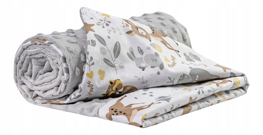MEDIPARTNERS baby blanket, 75x100 MINKY blanket