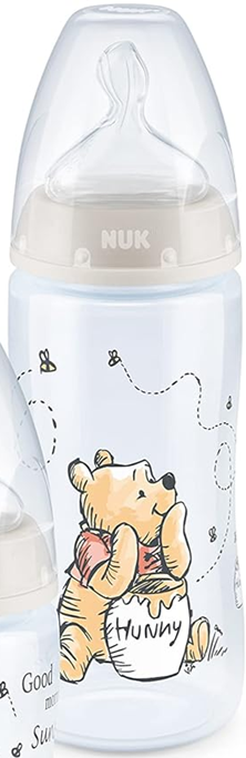 NUK First Choice+ Winnie Puuh Flasche 300 ml 6-18 m Sauger M