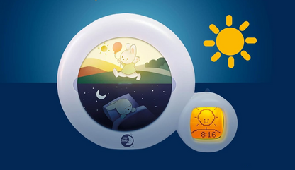 PABOBO Kid'Sleep Moon 3 în 1, ceas deșteptător educativ