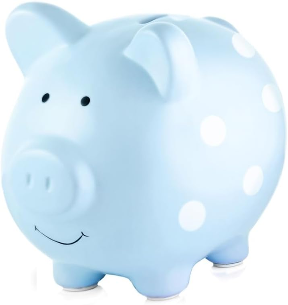 PEARHEAD Piggy Bank Spardose aus Keramik 14,5 x 18 cm