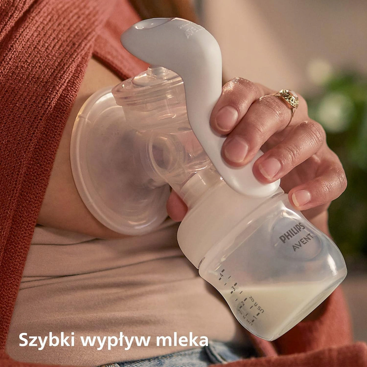 PHILIPS AVENT Natural SCF430/60 Handmilchpumpe +Zubehör