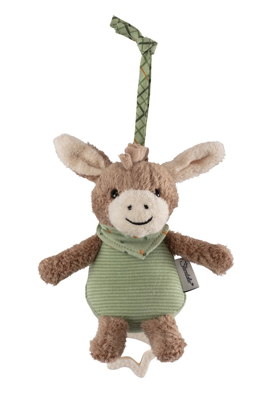 STERNTALER Spieluhr-Anhänger „Klang der Stille“, Esel EMMILIUS, 17 cm