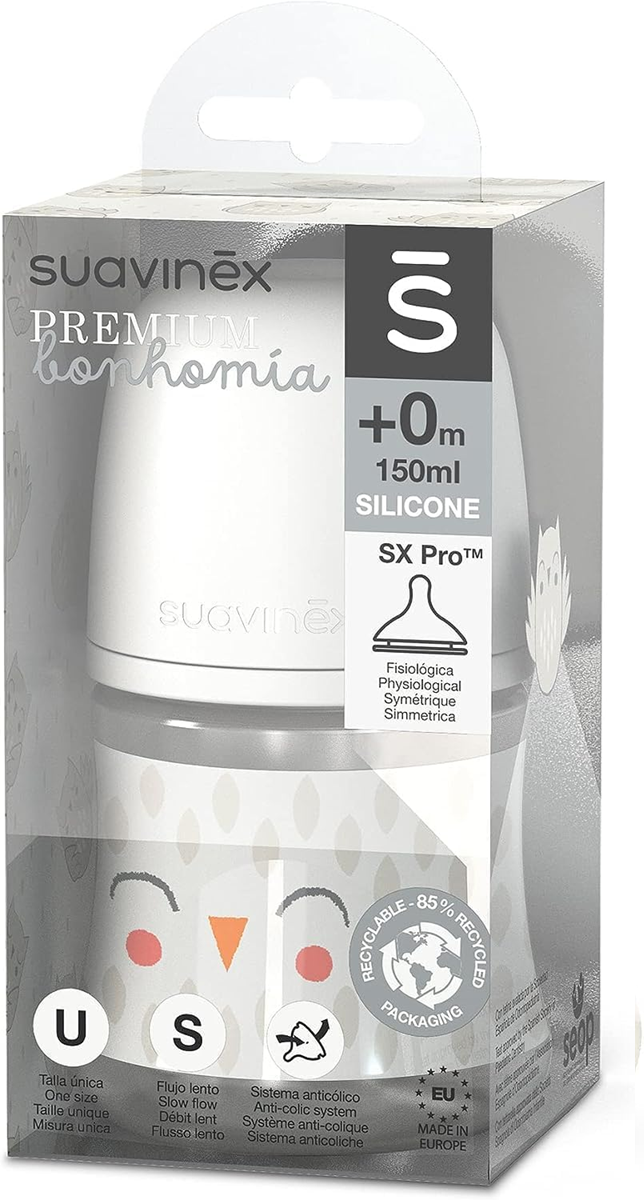 SUAVINEX PREMIUM Babyflasche mit SX PRO Sauger 150 ml 0m+