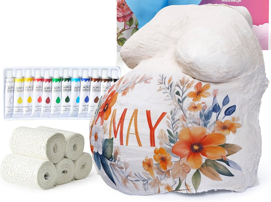 CHUCKLE set per colata in gesso forma pancia 3D colori 12 colori