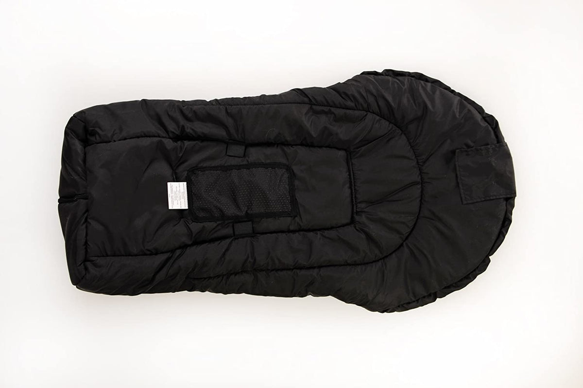 KAISER Fleece ŚPIWOREK polarem 80 x 40 cm czarny do wózka i fotelika, 0-12 m