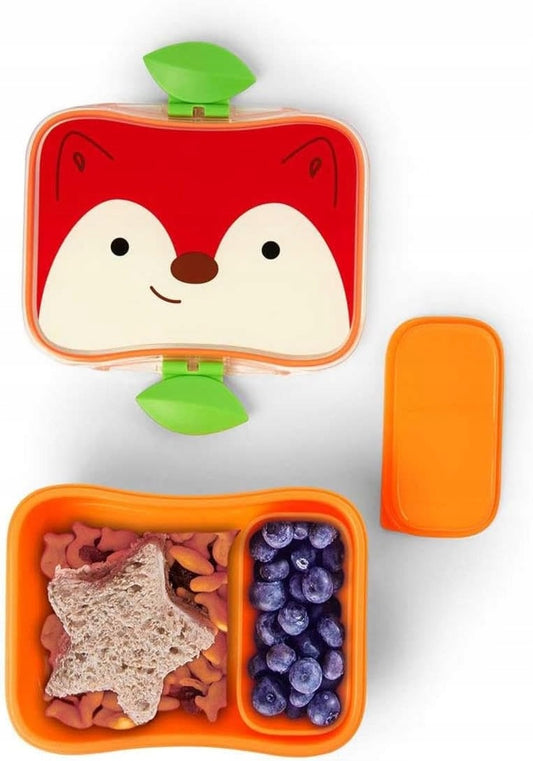 SKIP HOP Zoo Lunch Kit - Liška Svačinový box + krabička na svačinu 700 ml