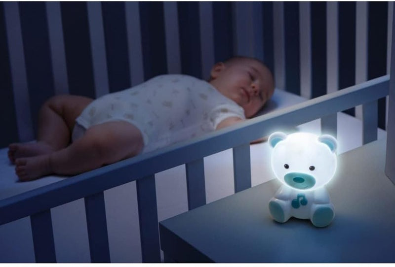 CHICCO DreamLight tragbares LED-Nachtlicht mit Melodien 11 x 14 cm