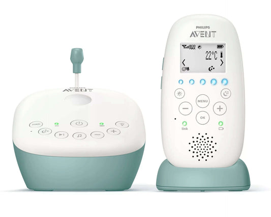 PHILIPS AVENT SCD731/26 niania elektr. + projektor, cyfrowa niania z bazą ładującą, biała