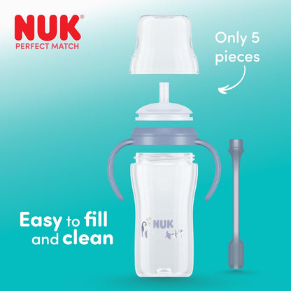 NUK Perfect Match Trinkhalmbecher 260 ml 8m+