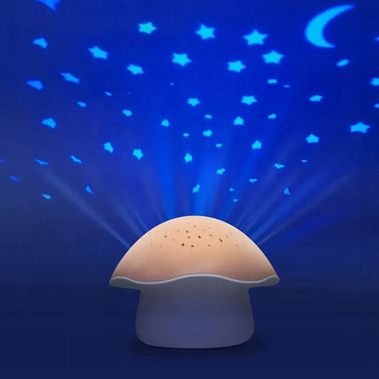 PABOBO Mushroom Sternenprojektor mit Melodien und Weinerkennung GRZYBEK – Produktfoto 2