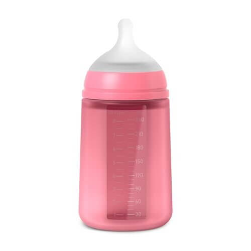 Suavinex SX Pro Silikonflasche 240 ml mittlerer Durchfluss 3 Mon.+