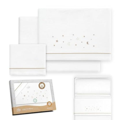 INTERBABY Bettwäsche-Set für Wiege 50x80 cm