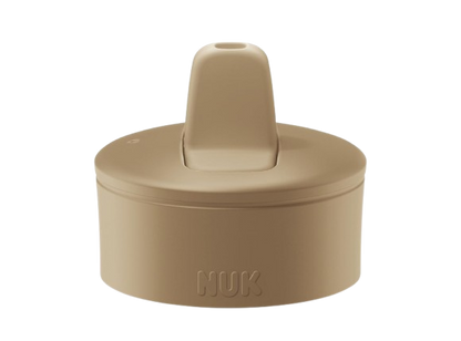 NUK Mini-Me Flip Edelstahlflasche mit Strohhalm und Mundstück 500 ml 12m+