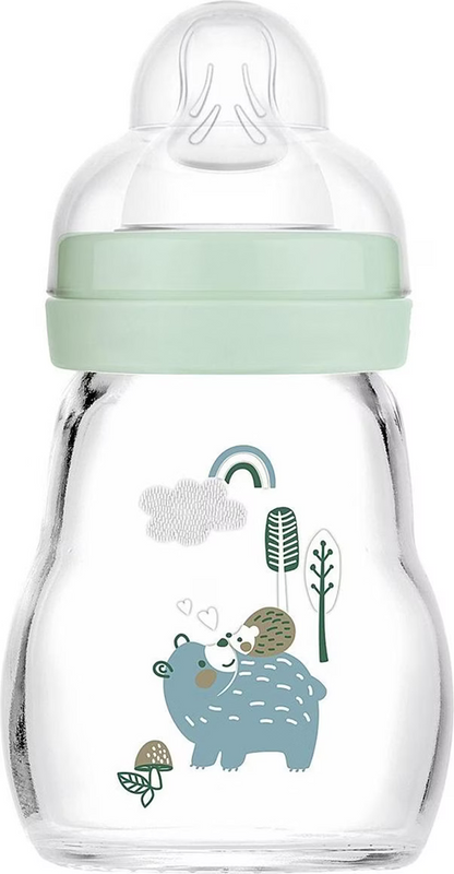MAM Feel Good Glasflasche 170 ml 0 m+ Sauger 1