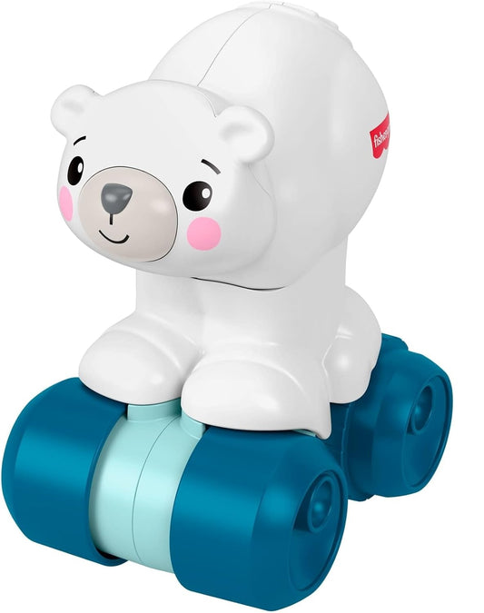 FISHER-PRICE sensorischer fahrender Eisbär zum Krabbelnlernen 9 m+