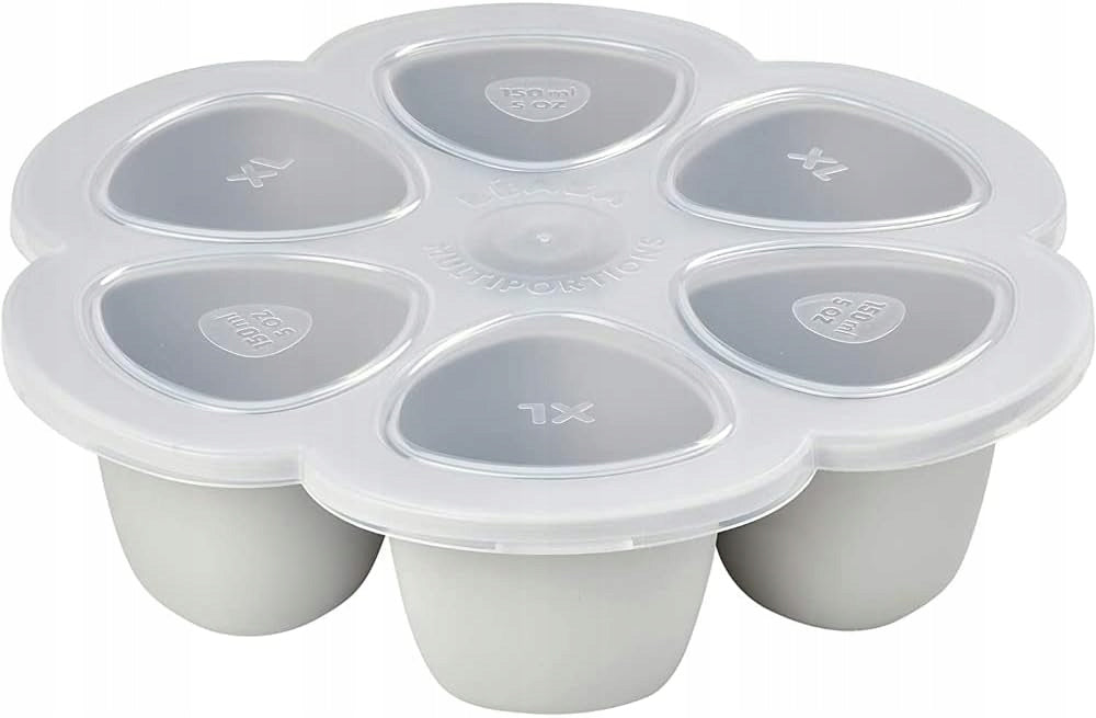 BEABA Silikonform für Lebensmittel, 6 x 90 ml