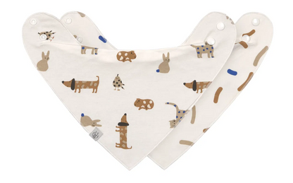 LASSIG Bandana-Lätzchen x2 0-24 Monate