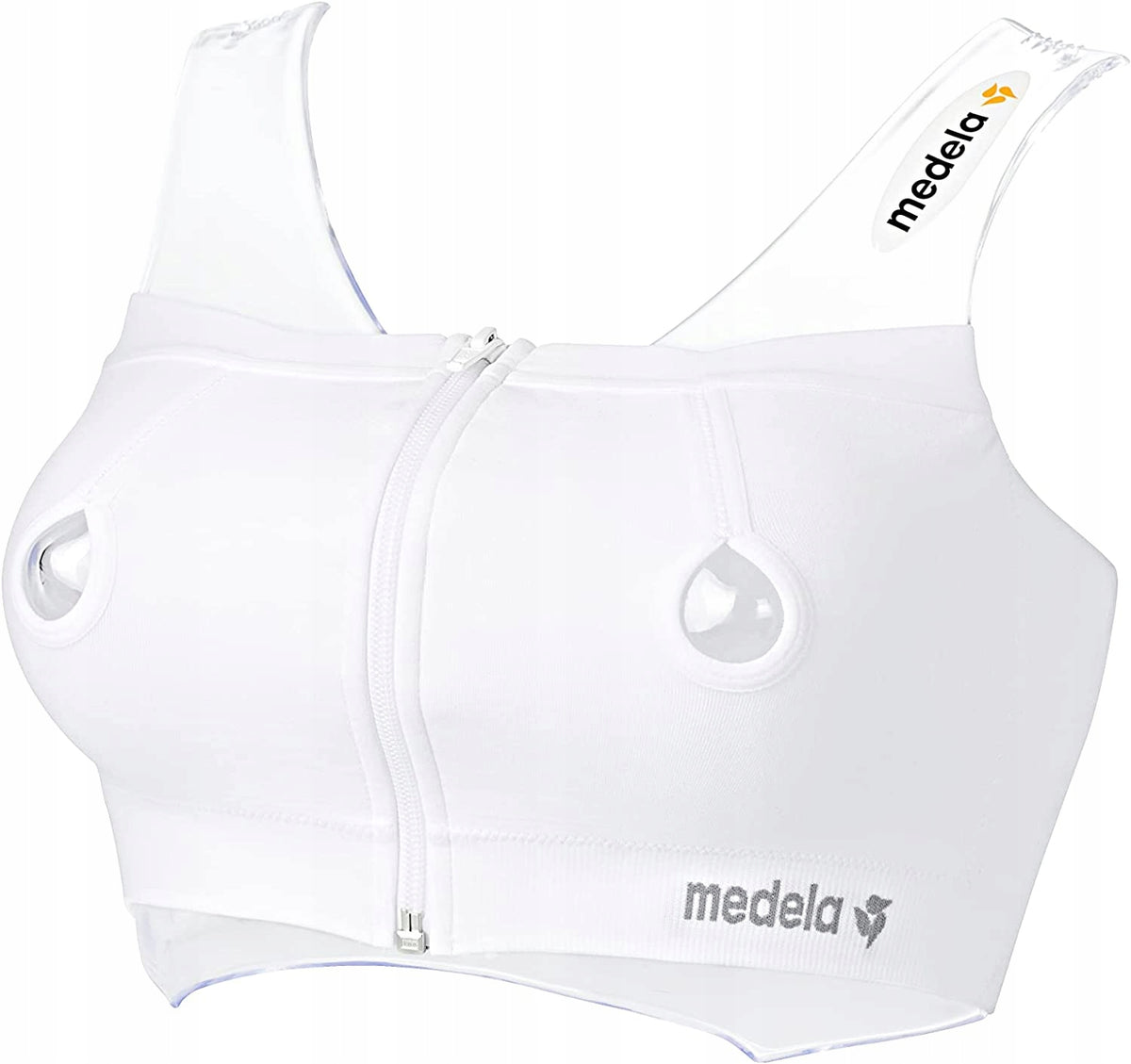 MEDELA gorset do laktatora EASY EXPRESSION L biały, do wygodnego odciągania pokarmu bez użycia rąk