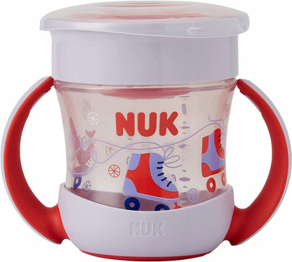 NUK Mini Magic Cup, auslaufsicherer Trinklernbecher, 160 ml, 6 m+