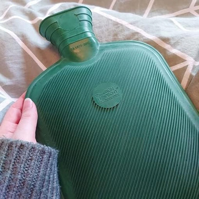 GRÜNSPECHT Gummi-Wärmflasche 2 Liter 20 x 36 cm