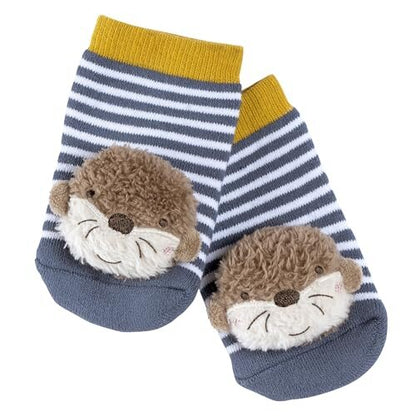 FEHN Otter Socken mit Rassel