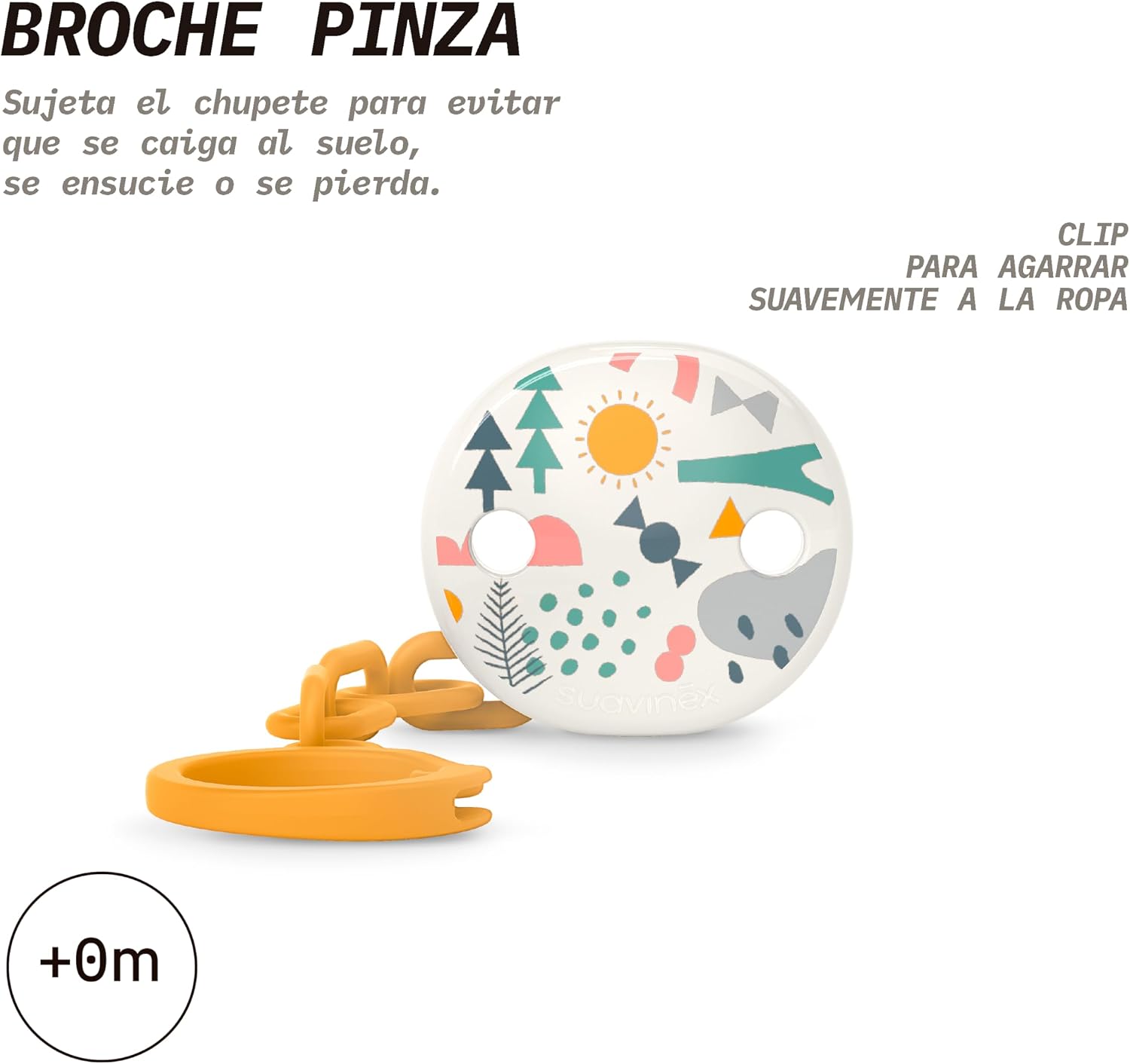 SUAVINEX Dreams zawieszka do smoczka z klipsem 0+ – zdjęcie produktu 2