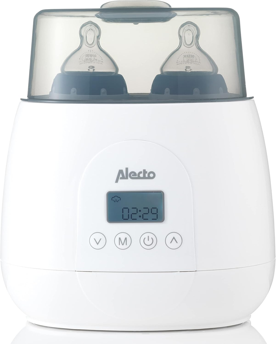 ALECTO Flaschen- und Gläschenwärmer 3-in-1, doppelt BW700TWIN